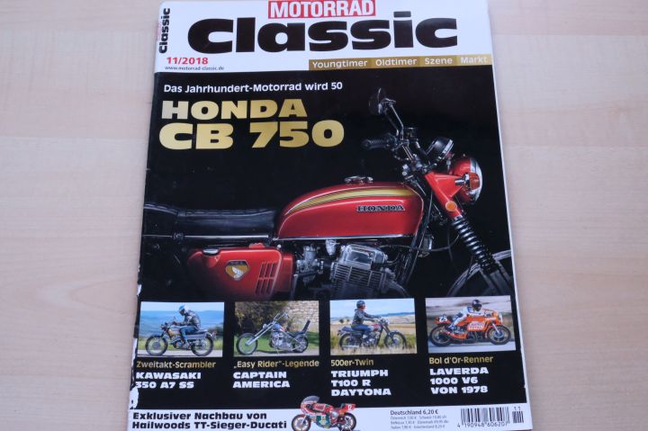 Deckblatt Motorrad Classic (11/2018)